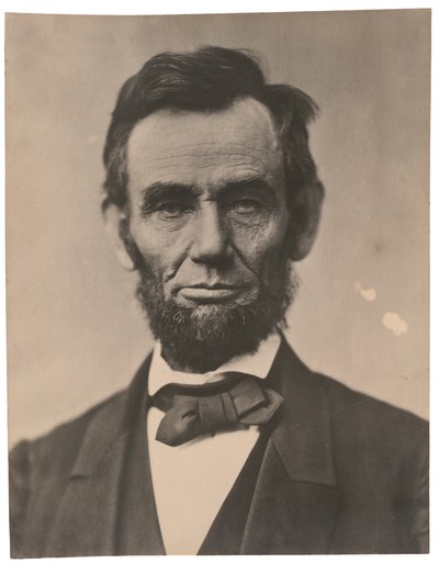 Retrato de Abraham Lincoln, noviembre de 1863 de Alexander Gardner